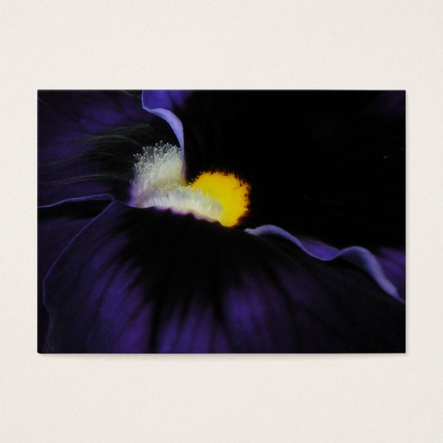 Lila Viola Macro ATC 2 (Vorderseite)