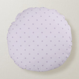 Lila Violett Rosa Punkte Rundes Kissen