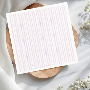 Lila   Violett Wasserfarbe Streifen Serviette