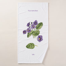 Lila violette Aquarelltücher