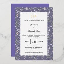 lila violette Floral Lilie