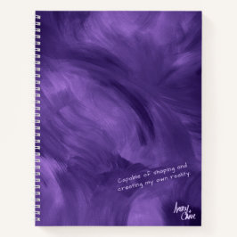 LILA violette Haze mit SPWW-Freisetzung Notizbuch