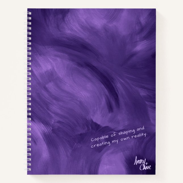 LILA violette Haze mit SPWW-Freisetzung Notizbuch (Vorderseite)