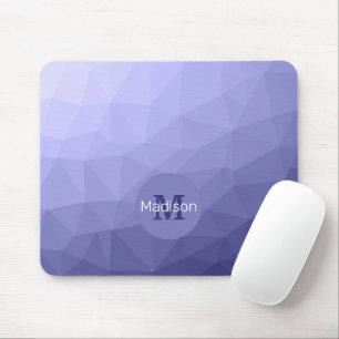 Lila violette Maschenöffnung Monogram Mousepad
