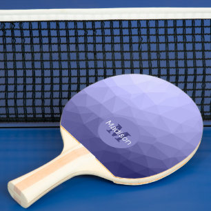 Lila violette Maschenöffnung Monogram Tischtennis Schläger