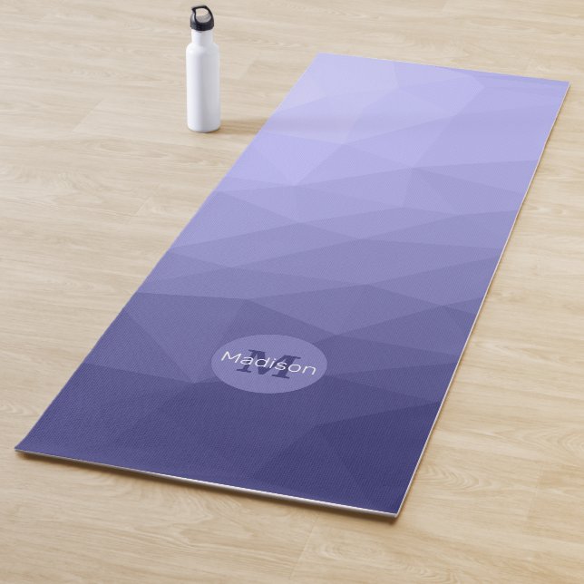 Lila violette Maschenöffnung Monogram Yogamatte (Beispiel)