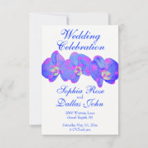 Lila violette Orchideenmalerei