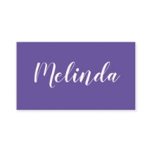 Lila/violette unbedeutende trendy Geschäftskarte