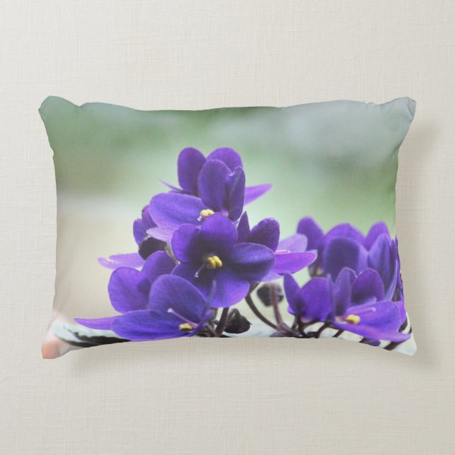 Lila Violetten Dekokissen (Vorderseite)