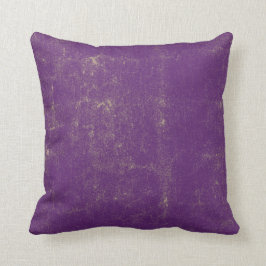 Lila violettes strukturiertes Grunge-Muster Kissen
