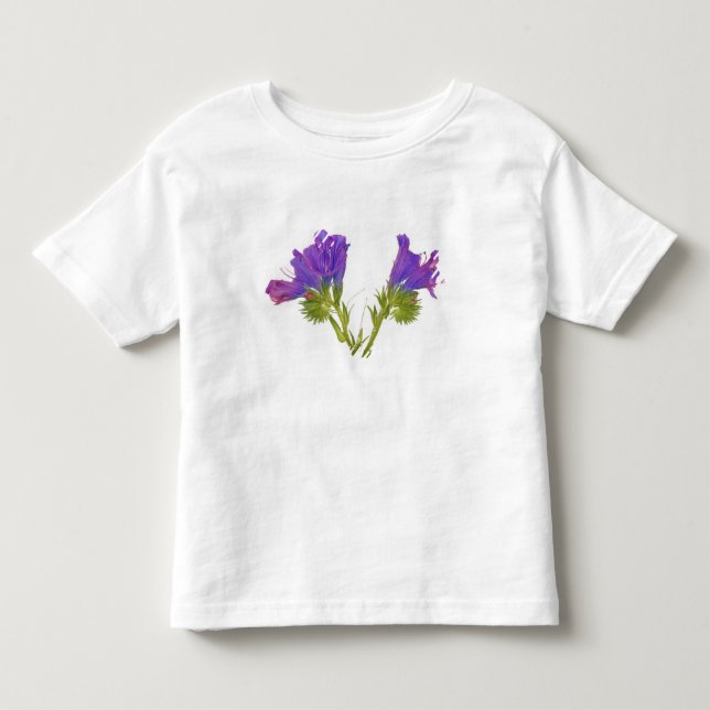 Lila Vipern Bugloss (Echium plantagineum) Kleinkind T-shirt (Vorderseite)