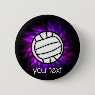 Lila Volleyball Button