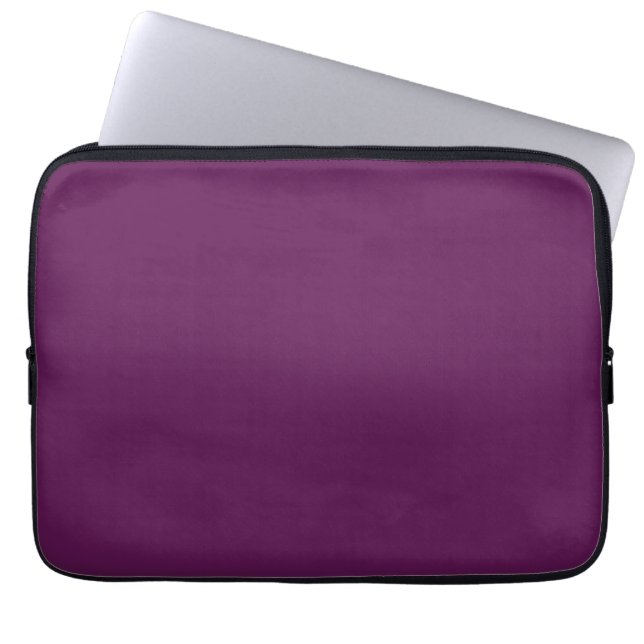 Lila (Vollfarbe) Laptopschutzhülle (Vorderseite)