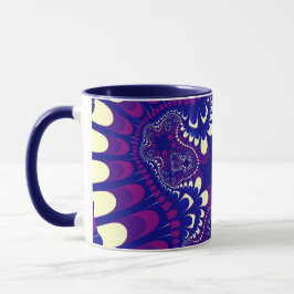 Lila Vormittagsruhm Blume Tasse