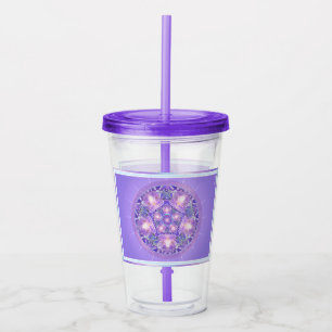Lila W1 Acrylic Tumbler Acryltrinkbecher