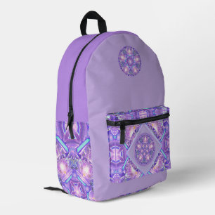 Lila W1 Bedruckter Rucksack