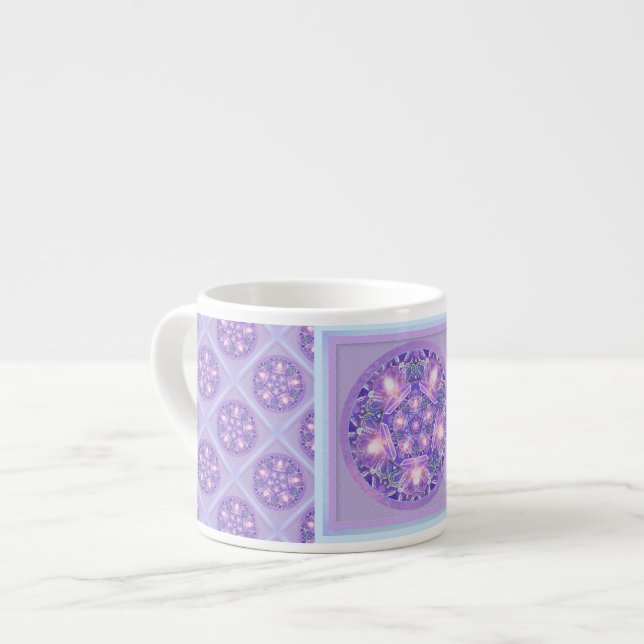 Lila W1 Espressotasse (Vorderseite Links)