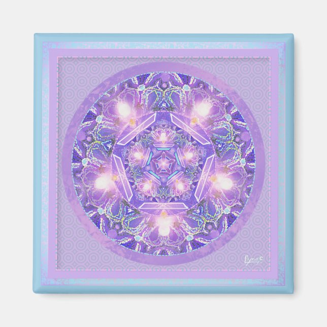 Lila W1 Magnet (Vorne)