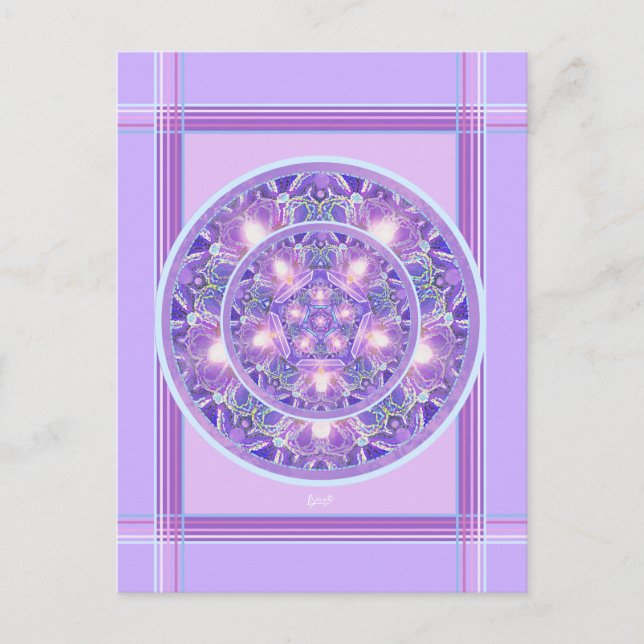 Lila W1 Postkarte (Vorderseite)