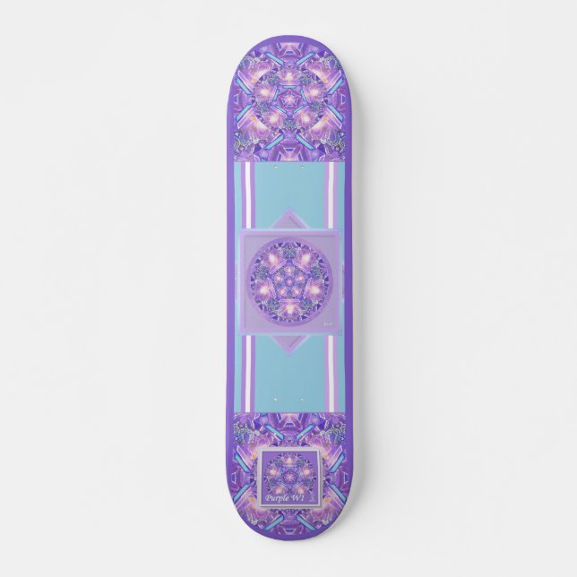 Lila W1 Skateboard (Vorne)