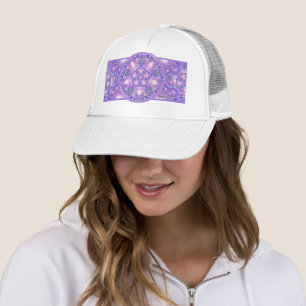 Lila W1 Truckerkappe