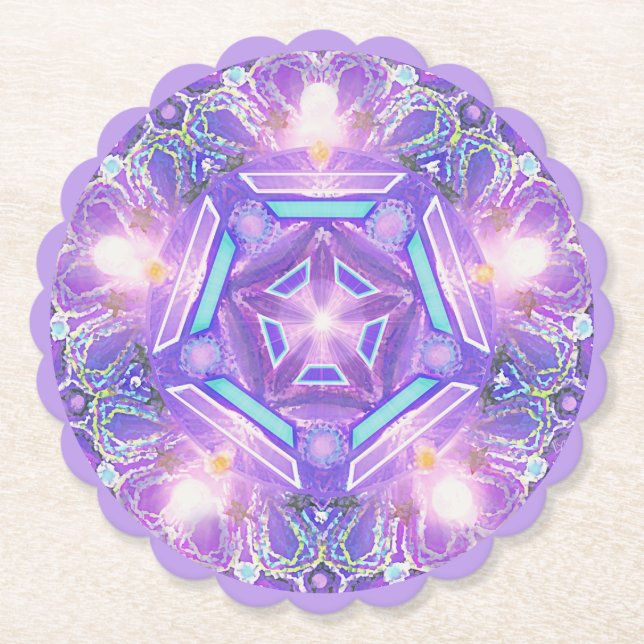 Lila W1 Untersetzer (Vorderseite)