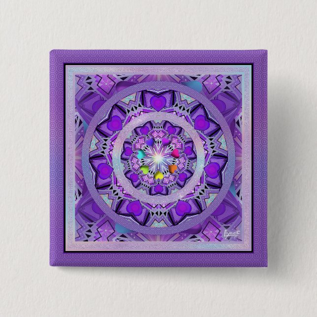 Lila W2 Button (Vorderseite)