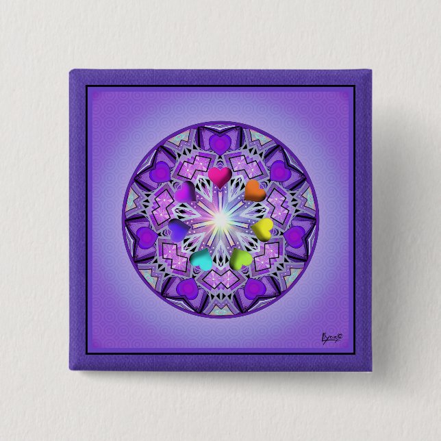 Lila W2 Button (Vorderseite)