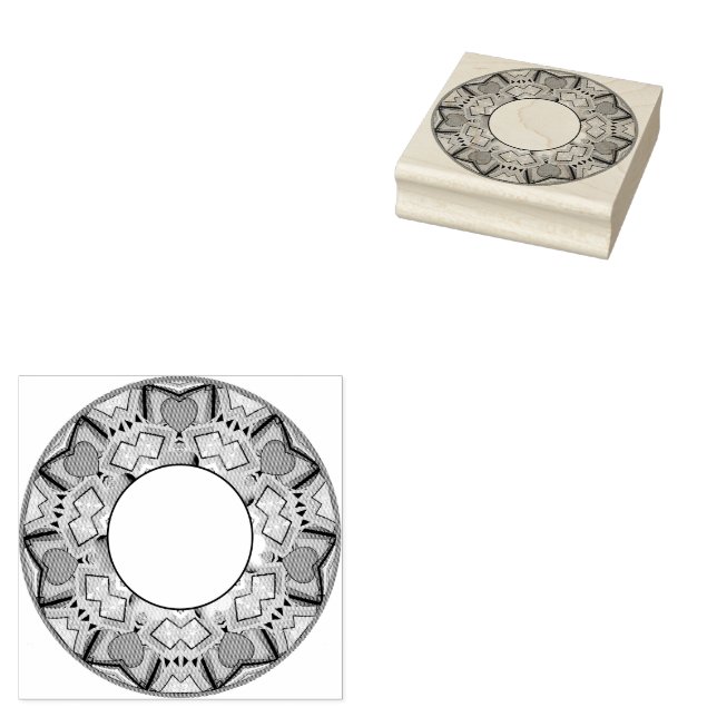 Lila W2 Gummistempel (Stempel)