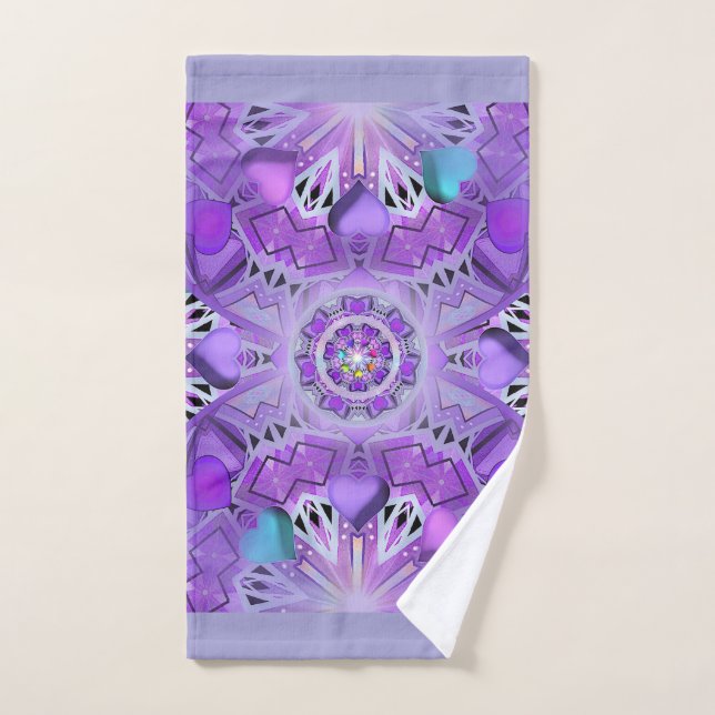 Lila W2 Handtuch (Handtuch)