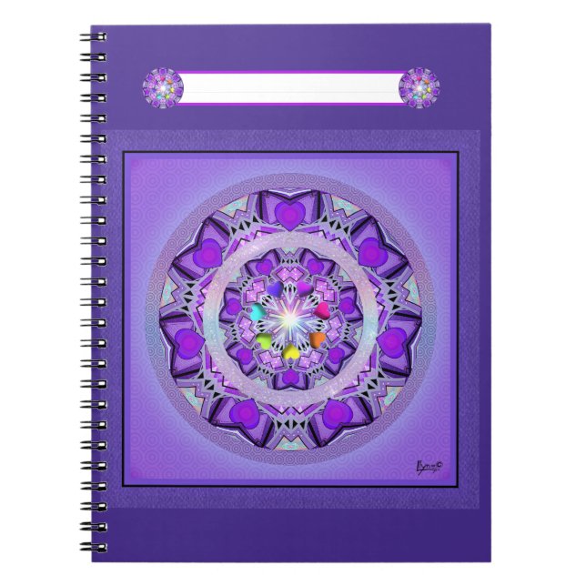 Lila W2 Notizblock (Vorderseite)
