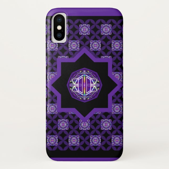 Lila W3 Case-Mate iPhone Hülle (Rückseite)