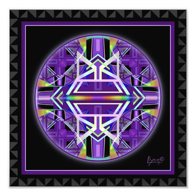 Lila W3 Fotodruck (Vorne)