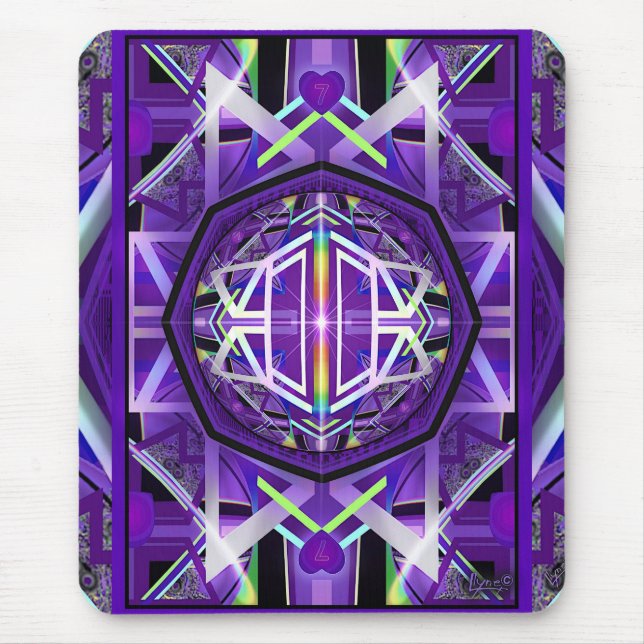 Lila W3 Mousepad (Vorne)