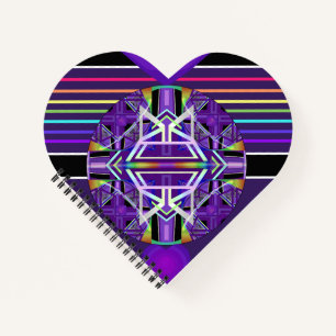 Lila W3-Notebook Notizbuch