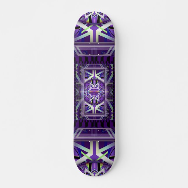 lila W3 Skateboard (Vorne)