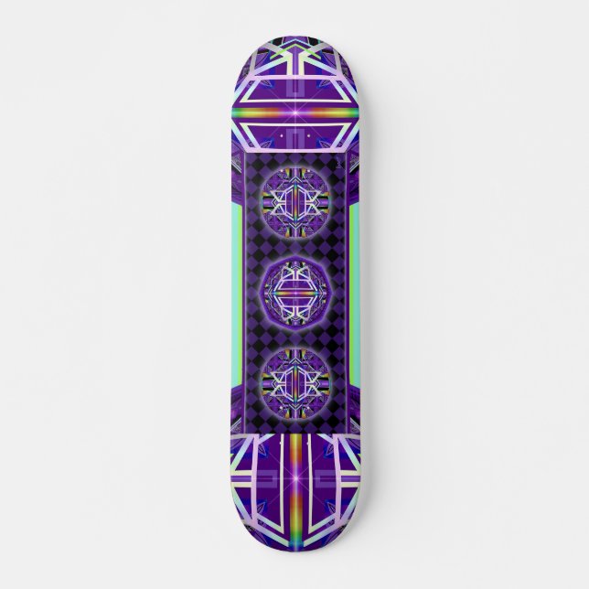 lila W3 Skateboard (Vorne)