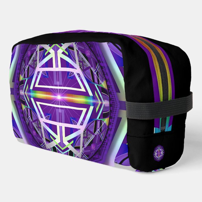 lila w3 waschbeutel (Linke Seite)