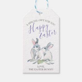 Lila Waldtiere Geschenkanhänger