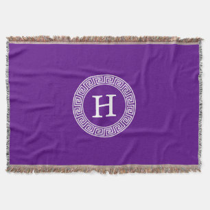 Lila, was für ein erstes Monogramm des griechische Decke