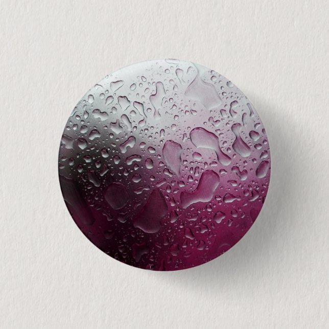 lila Wasser Button (Vorderseite)