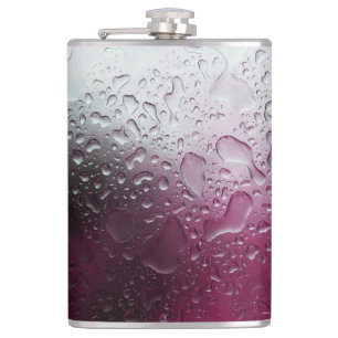 lila Wasser Flachmann