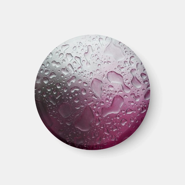lila Wasser Magnet (Vorne)