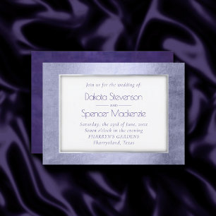 Lila Wasserfarbe Lavendel Violet Pastell Frame Einladung