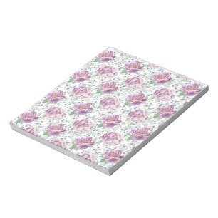 lila Wasserfarbe Notizblock