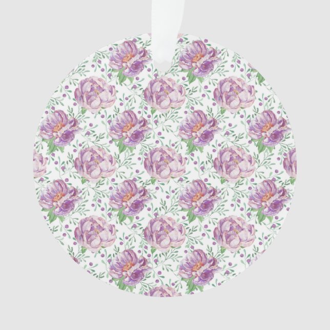lila Wasserfarbe Ornament (Vorderseite)