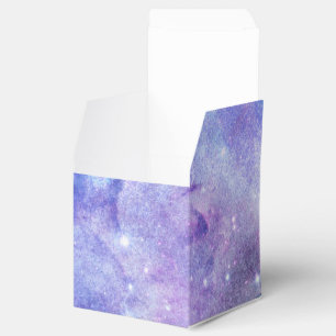 Lila Wasserfarbe Starry Sky Space Lover Galaxie Geschenkschachtel