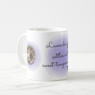 Lila Wasserfarben-Dachshund mit individuellem Name Kaffeetasse