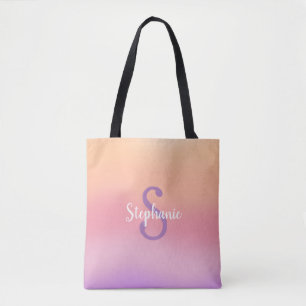 Lila Wasserfarben Tasche