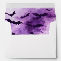 Lila Wasserfarbenpest zu Halloween